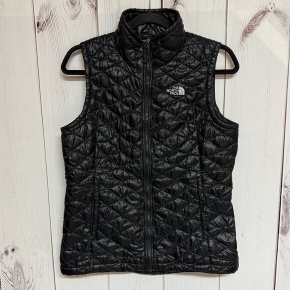 The North Face Women’s ThermoBall Vest Black Medium EUC - Picture 1 of 9